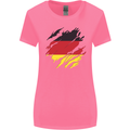 Torn Germany Flag German Day Football Womens Wider Cut T-Shirt Azalea