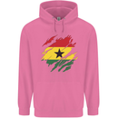 Torn Ghana Flag Ghanaian Day Football Childrens Kids Hoodie Azalea
