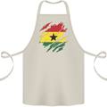 Torn Ghana Flag Ghanaian Day Football Cotton Apron 100% Organic Natural