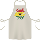 Torn Ghana Flag Ghanaian Day Football Cotton Apron 100% Organic Natural