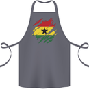 Torn Ghana Flag Ghanaian Day Football Cotton Apron 100% Organic Steel