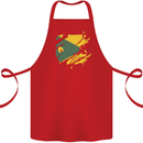 Torn Grenada Flag Grenadians Day Football Cotton Apron 100% Organic Red