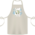 Torn Guatemala Flag Guatemalan Day Football Cotton Apron 100% Organic Natural