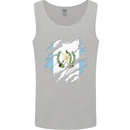 Torn Guatemala Flag Guatemalan Day Football Mens Vest Tank Top Sports Grey