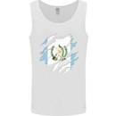 Torn Guatemala Flag Guatemalan Day Football Mens Vest Tank Top White