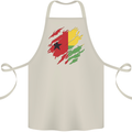 Torn Guinea-Bissau Flag Day Football Cotton Apron 100% Organic Natural