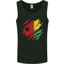 Torn Guinea-Bissau Flag Day Football Mens Vest Tank Top Black