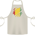 Torn Guinea Flag Guinean Day Football Cotton Apron 100% Organic Natural