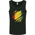 Torn Guinea Flag Guinean Day Football Mens Vest Tank Top Black