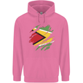 Torn Guyana Flag Guyanese Day Football Childrens Kids Hoodie Azalea