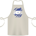 Torn Honduras Flag Honduran Day Football Cotton Apron 100% Organic Natural
