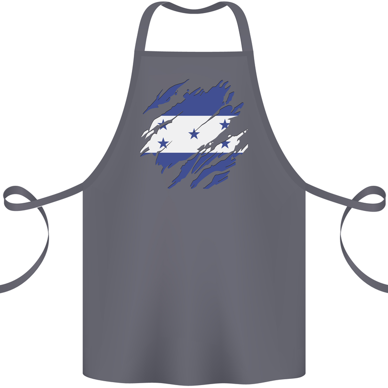 Torn Honduras Flag Honduran Day Football Cotton Apron 100% Organic Steel