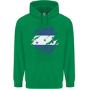 Torn Honduras Flag Honduran Day Football Mens 80% Cotton Hoodie Irish Green