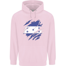 Torn Honduras Flag Honduran Day Football Mens 80% Cotton Hoodie Light Pink
