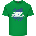 Torn Honduras Flag Honduran Day Football Mens Cotton T-Shirt Tee Top Irish Green