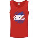 Torn Honduras Flag Honduran Day Football Mens Vest Tank Top Red