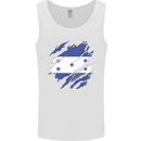 Torn Honduras Flag Honduran Day Football Mens Vest Tank Top White