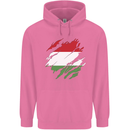Torn Hungary Flag Hungarian Day Football Mens 80% Cotton Hoodie Azelea