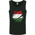 Torn Hungary Flag Hungarian Day Football Mens Vest Tank Top Black