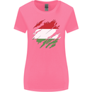 Torn Hungary Flag Hungarian Day Football Womens Wider Cut T-Shirt Azalea