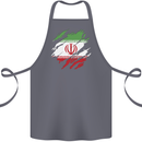 Torn Iran Flag Iranian Day Football Cotton Apron 100% Organic Steel