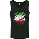 Torn Iran Flag Iranian Day Football Mens Vest Tank Top Black