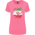 Torn Iran Flag Iranian Day Football Womens Wider Cut T-Shirt Azalea