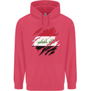 Torn Iraq Flag Iraqi Day Football Childrens Kids Hoodie Heliconia