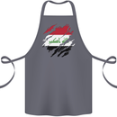 Torn Iraq Flag Iraqi Day Football Cotton Apron 100% Organic Steel
