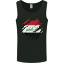 Torn Iraq Flag Iraqi Day Football Mens Vest Tank Top Black