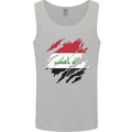 Torn Iraq Flag Iraqi Day Football Mens Vest Tank Top Sports Grey