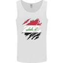 Torn Iraq Flag Iraqi Day Football Mens Vest Tank Top White