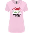 Torn Iraq Flag Iraqi Day Football Womens Wider Cut T-Shirt Light Pink