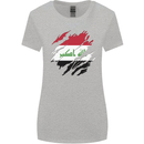 Torn Iraq Flag Iraqi Day Football Womens Wider Cut T-Shirt Sports Grey