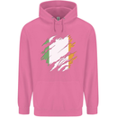 Torn Ireland Flag Irish St Patricks Day Football Childrens Kids Hoodie Azalea