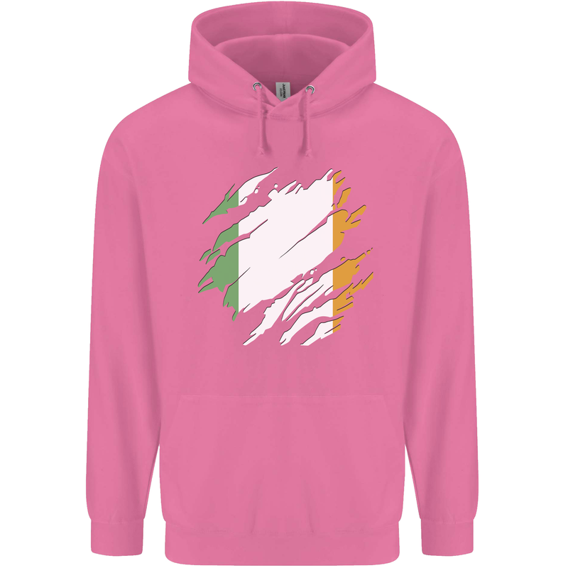Torn Ireland Flag Irish St Patricks Day Football Childrens Kids Hoodie Azalea