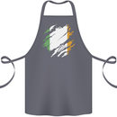 Torn Ireland Flag Irish St Patricks Day Football Cotton Apron 100% Organic Steel
