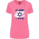 Torn Israel Flag Israeli Day Football Womens Wider Cut T-Shirt Azalea