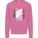 Torn Italy Flag Italians Day Football Mens Sweatshirt Jumper Azalea