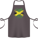 Torn Jamaican Flag Jamaica Day Football Cotton Apron 100% Organic Dark Grey