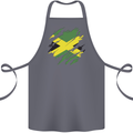 Torn Jamaican Flag Jamaica Day Football Cotton Apron 100% Organic Steel