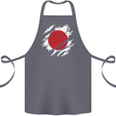 Torn Japan Flag Japanese Day Football Cotton Apron 100% Organic Steel