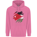 Torn Jordan Flag Jordanian Day Football Childrens Kids Hoodie Azalea