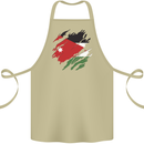 Torn Jordan Flag Jordanian Day Football Cotton Apron 100% Organic Khaki
