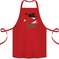 Torn Jordan Flag Jordanian Day Football Cotton Apron 100% Organic Red
