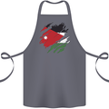 Torn Jordan Flag Jordanian Day Football Cotton Apron 100% Organic Steel
