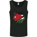Torn Jordan Flag Jordanian Day Football Mens Vest Tank Top Black