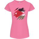 Torn Jordan Flag Jordanian Day Football Womens Petite Cut T-Shirt Azalea