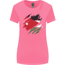 Torn Jordan Flag Jordanian Day Football Womens Wider Cut T-Shirt Azalea