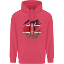 Torn Kenya Flag Kenyan Day Football Childrens Kids Hoodie Heliconia